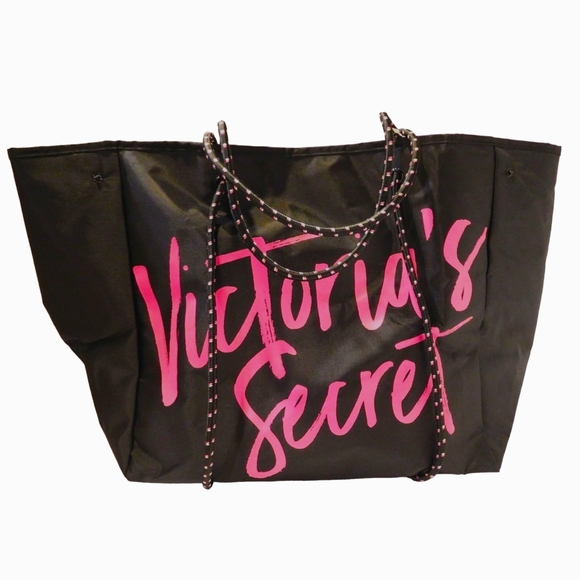 NWT Victoria’s Secret Wicked Signature Beach Rope Drawstring Tote Bag Travel - Picture 1 of 9